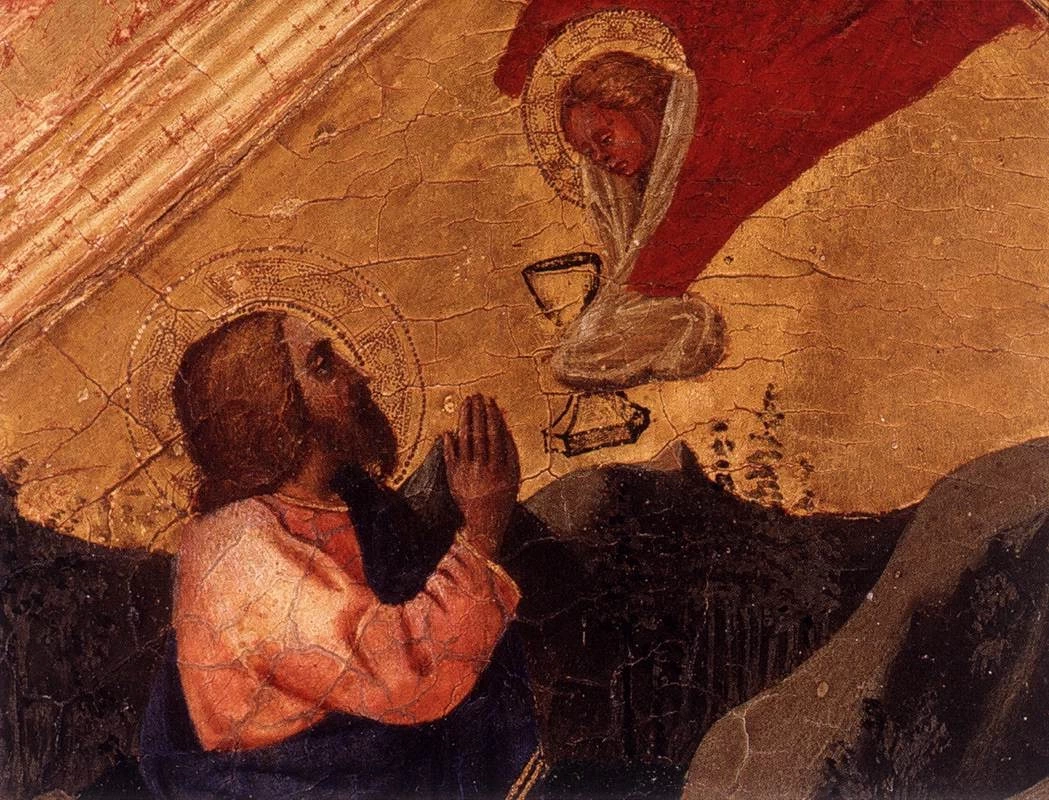 Cristo nell'orto del Getsemani - Lindenau, Museum, Altenburg, dettaglio